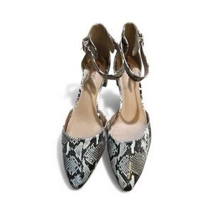 IDIFU Snakeskin Patterned Heels